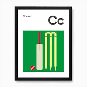 Cricket Art Print
