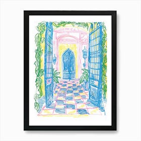 Doors And Gates Collection Alhambra, Granada 7 Art Print