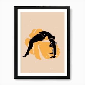 Yoga Poses Art Print