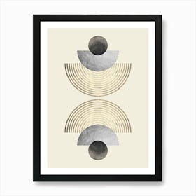 Contemporary modern art 50 Art Print