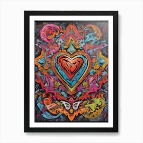 Heart Of Love 5 Art Print