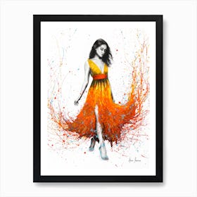 Electric Flame Art Print