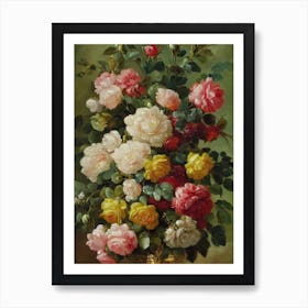 Rose Painting 2 Flower Art Print