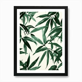 Bamboo Leaves Art Print