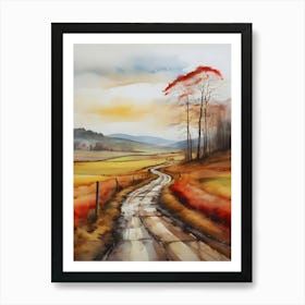 Road To Scotland.1 Art Print