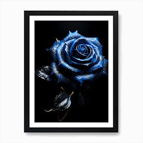 Blue Rose 6 Art Print