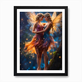 Fairy Couple Art Print