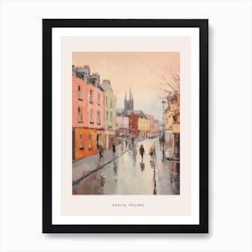 Dreamy Winter Painting Poster Dublin Ireland 1 Art Print