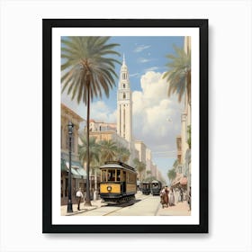 San Francisco Trolley Art Print