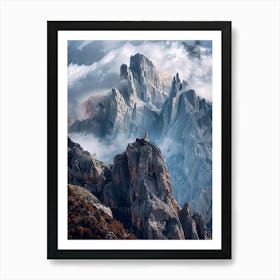 Dolomite Mountains Art Print