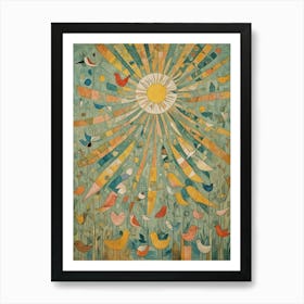 Birds In The Sun Art Print