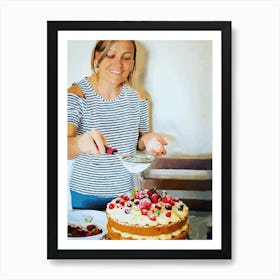 Bakery Lover Kitchen art Food Art Cake Art Print