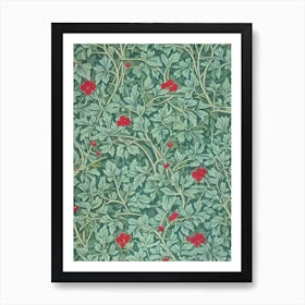 Red Maple 2 tree Vintage Botanical Art Print