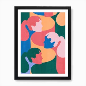 Shape Play 3 Art Print