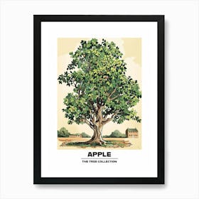 Apple Tree Storybook Illustration 2 Poster Art Print