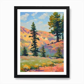 Atlas Cedar Tree Watercolour 2 Art Print