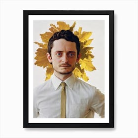 Elijah Wood Retro Collage Movies Art Print