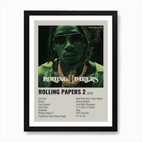 Rolling Papers 2 2018 Poster 1 Art Print