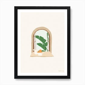 Window With View Art Print
