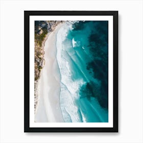 Aerial View Of A Beach 57 Art Print