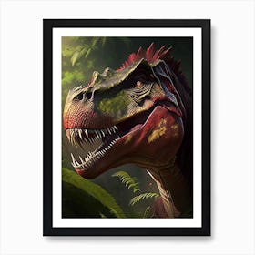 Nigersaurus Illustration Dinosaur Art Print