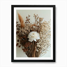 Dried Flowers Bouquet 2 Art Print