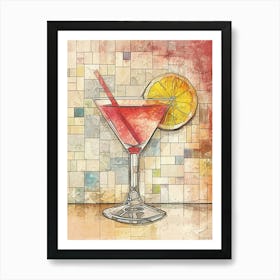 Cosmopolitan Vintage Illustration Art Print