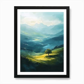 Landscape Painting 1 Art Print