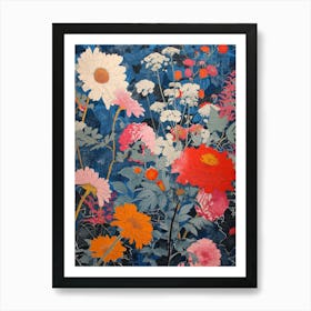 Great Japan Hokusai Japanese Flowers 6 Art Print