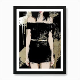 Black And Gold 44 Art Print