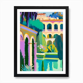 Villa D Este, Italy Abstract Still Life Art Print