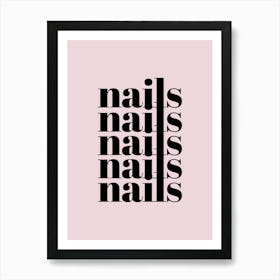 Nails Art Print Art Print