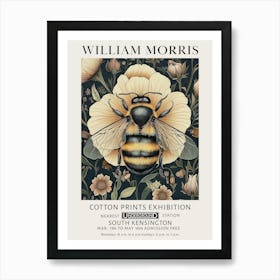 William Morris Bee 2 Vintage Exhibition Art Print