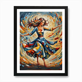 Dancing Girl 3 30x40in 9000x12000px 11 Art Print