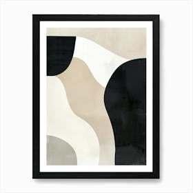 Geometric Tranquility Minimalist Style Art Print