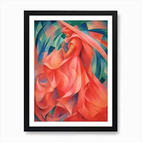 Pink Futurism Art Print