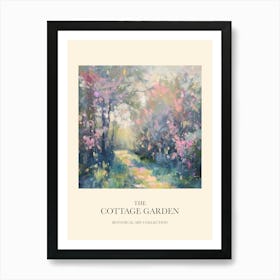 Cottage Garden Poster Wild Garden 10 Art Print