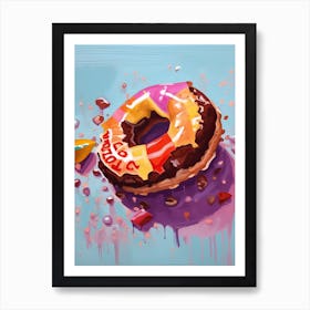 A Doughnut Oil Painting 1 Art Print