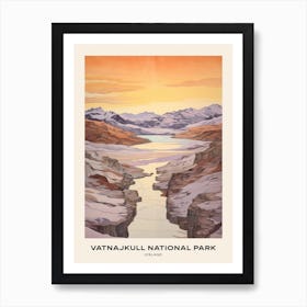 Vatnajkull National Park Iceland 5 Poster Art Print