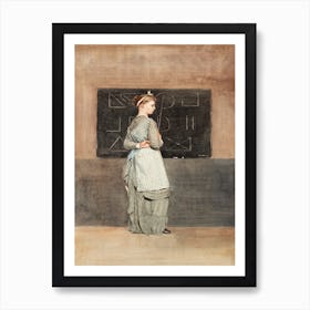 Blackboard (1877), Winslow Homer Art Print