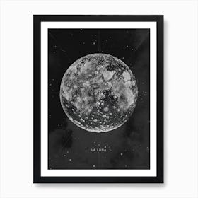 La Luna, Aga Szafranska Art Art Print