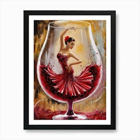 Flamenco Dancer Art Print