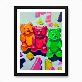 Gummy Bears Art Print