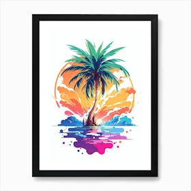 Palm Tree Art Print