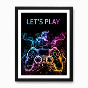 Let's Play 1 Art Print