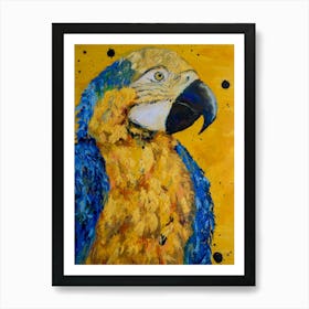 Portrait of a Parrot Art Print