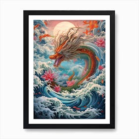 Dragon Traditional Chinese Style 3 Art Print