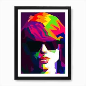 Taylor Swift Celebrity Most Wanted Art WPAP Art Print