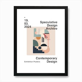 Speculative Design Archive Abstract Poster 24 Art Print