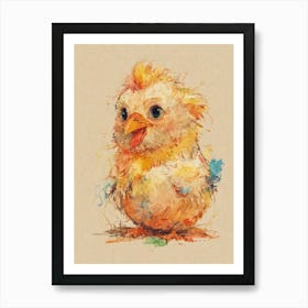 Little Chick 2 Art Print